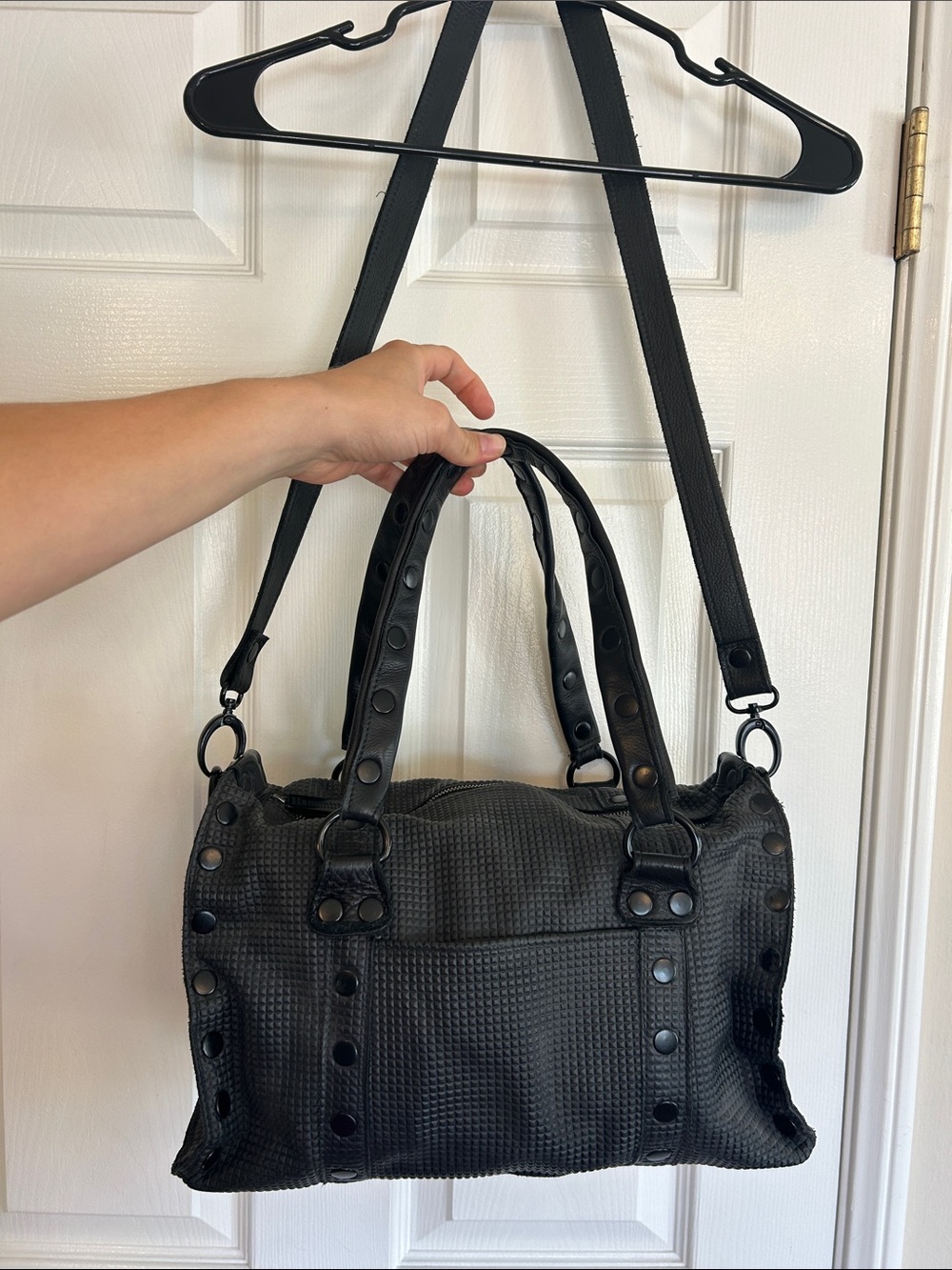Hammitt Westwood Custom Bag, One Of A Kind, Blackout Denver Color | Texture